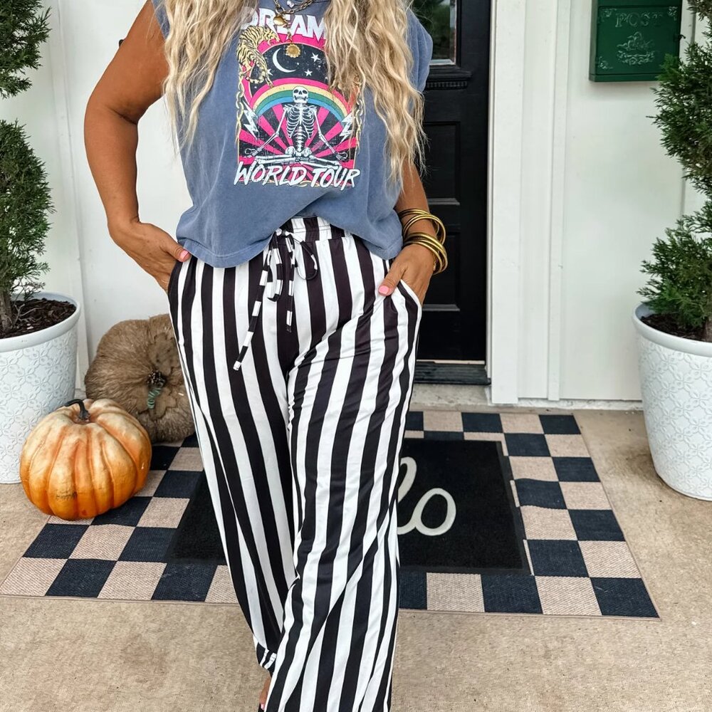 VERTICAL VIBES STRIPE PANTS NWT - image 3